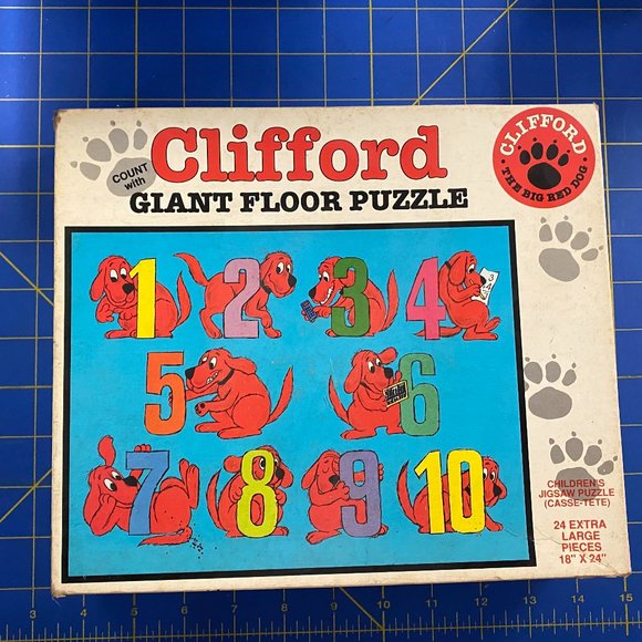 Clifford The Big Red Dog Giant Floor Puzzle - Picture 1 of 6